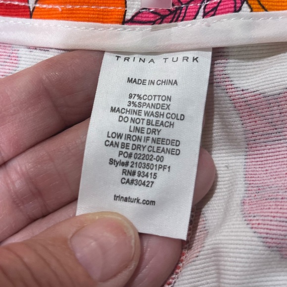 NWT Adorable Retro Trina Turk Shorts Size 2 - Picture 6 of 11